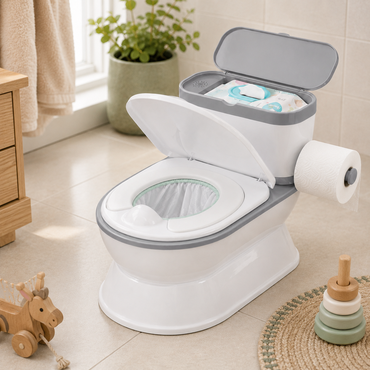 Little Ark Disposable Potty Training Liners with Super Absorbent Pads